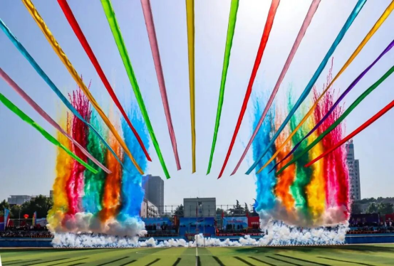 空军军医大学第五届军事体育运动会正式开幕